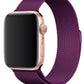 Apple Watch Uyumlu Metal Milano Loop Fuşya  bikordon