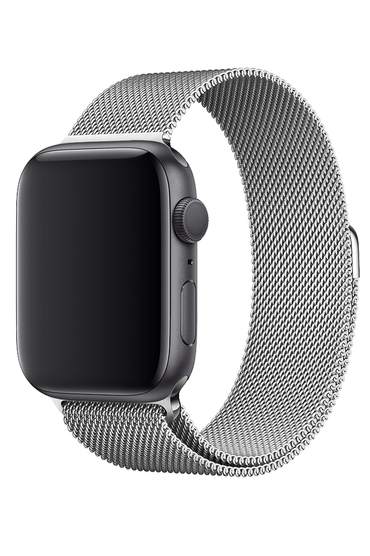 Apple Watch Uyumlu Metal Milano Loop Gümüş  bikordon