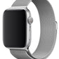 Apple Watch Uyumlu Metal Milano Loop Gümüş  bikordon