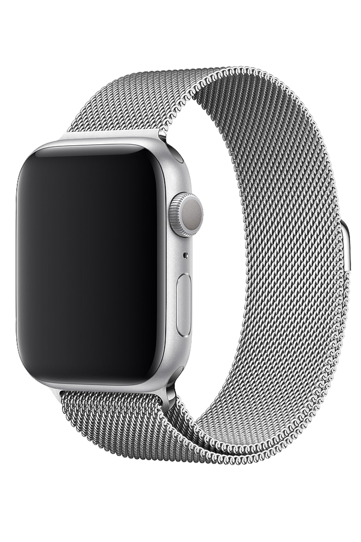 Apple Watch Uyumlu Metal Milano Loop Gümüş  bikordon