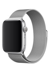 Apple Watch Uyumlu Çelik Milano Loop Gümüş