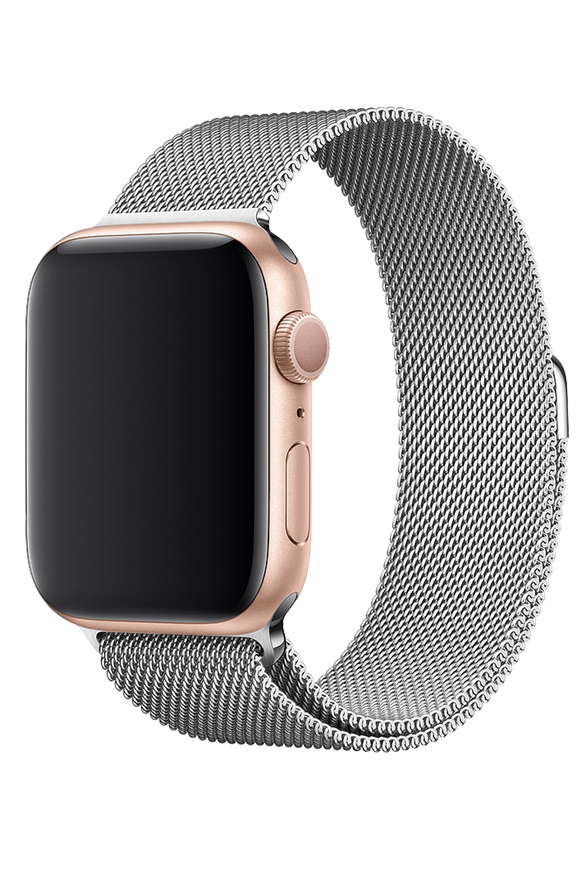 Apple Watch Uyumlu Metal Milano Loop Gümüş  bikordon