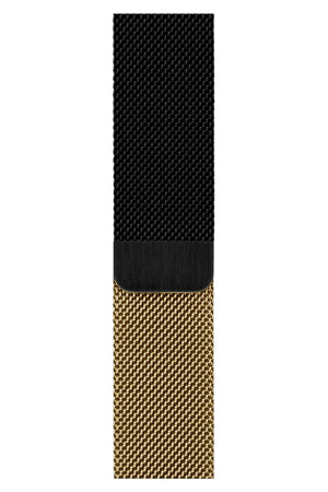 Apple Watch Compatible Steel Milano Loop Golden Night 