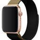 Apple Watch Compatible Steel Milano Loop Golden Night 
