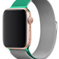 Apple Watch Uyumlu Metal Milano Loop Gümüş Nane  bikordon