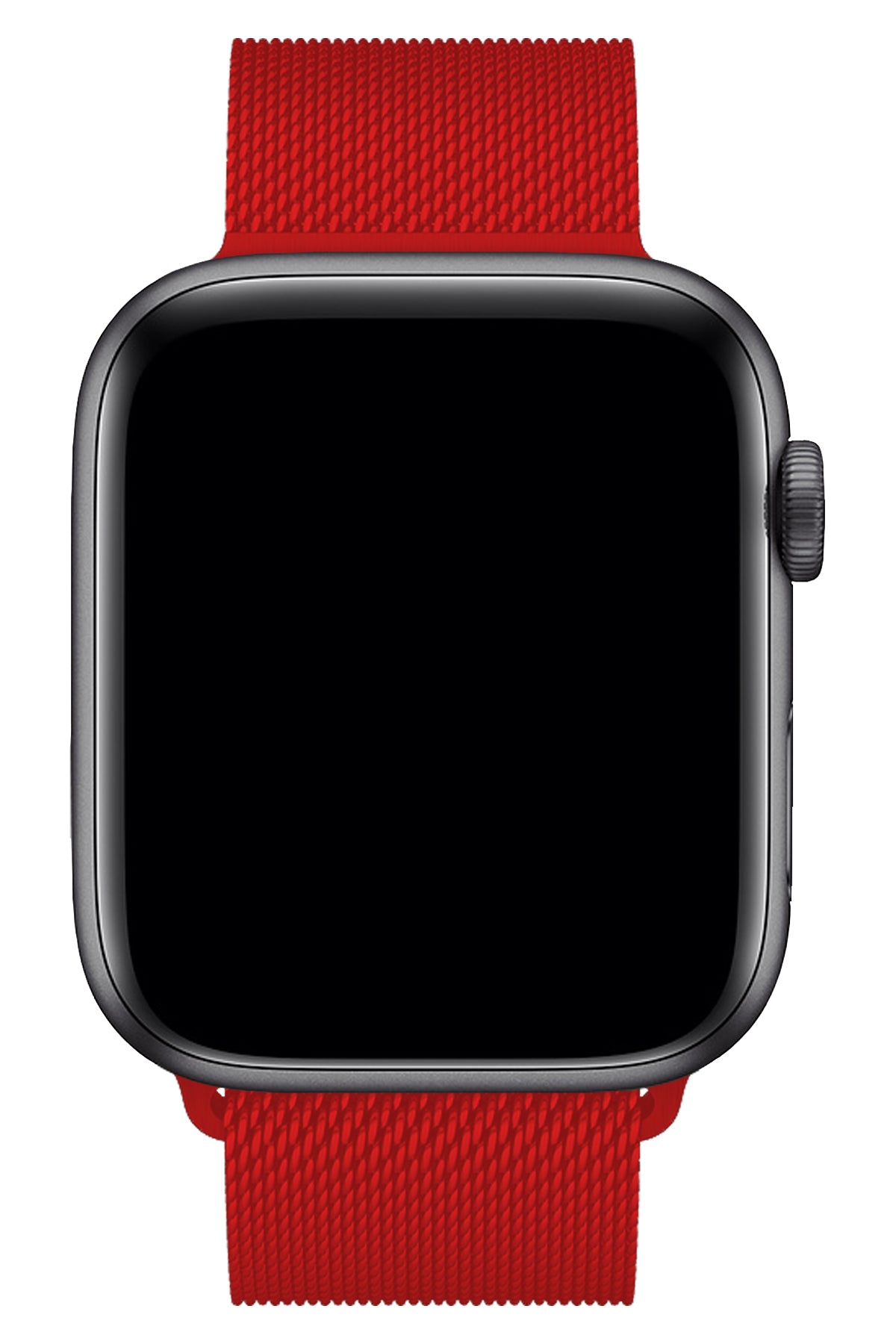 Apple Watch Uyumlu Metal Milano Loop Kırmızı  bikordon