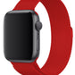 Apple Watch Compatible Steel Milano Loop Red 