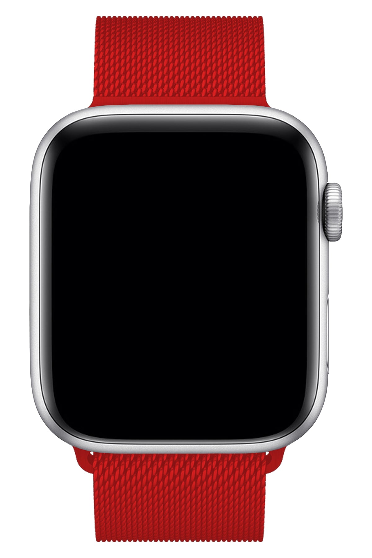Apple Watch Uyumlu Metal Milano Loop Kırmızı  bikordon