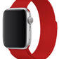 Apple Watch Compatible Steel Milano Loop Red 