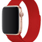 Apple Watch Compatible Steel Milano Loop Red 