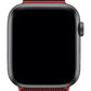 Apple Watch Uyumlu Metal Milano Loop Kömür Kırmızı  bikordon