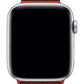 Apple Watch Uyumlu Metal Milano Loop Kömür Kırmızı  bikordon