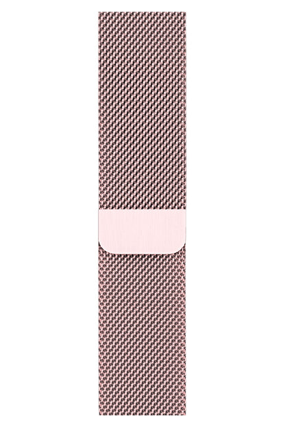 Apple Watch Compatible Steel Milano Loop Sand Pink 