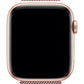 Apple Watch Compatible Steel Milano Loop Sand Pink 