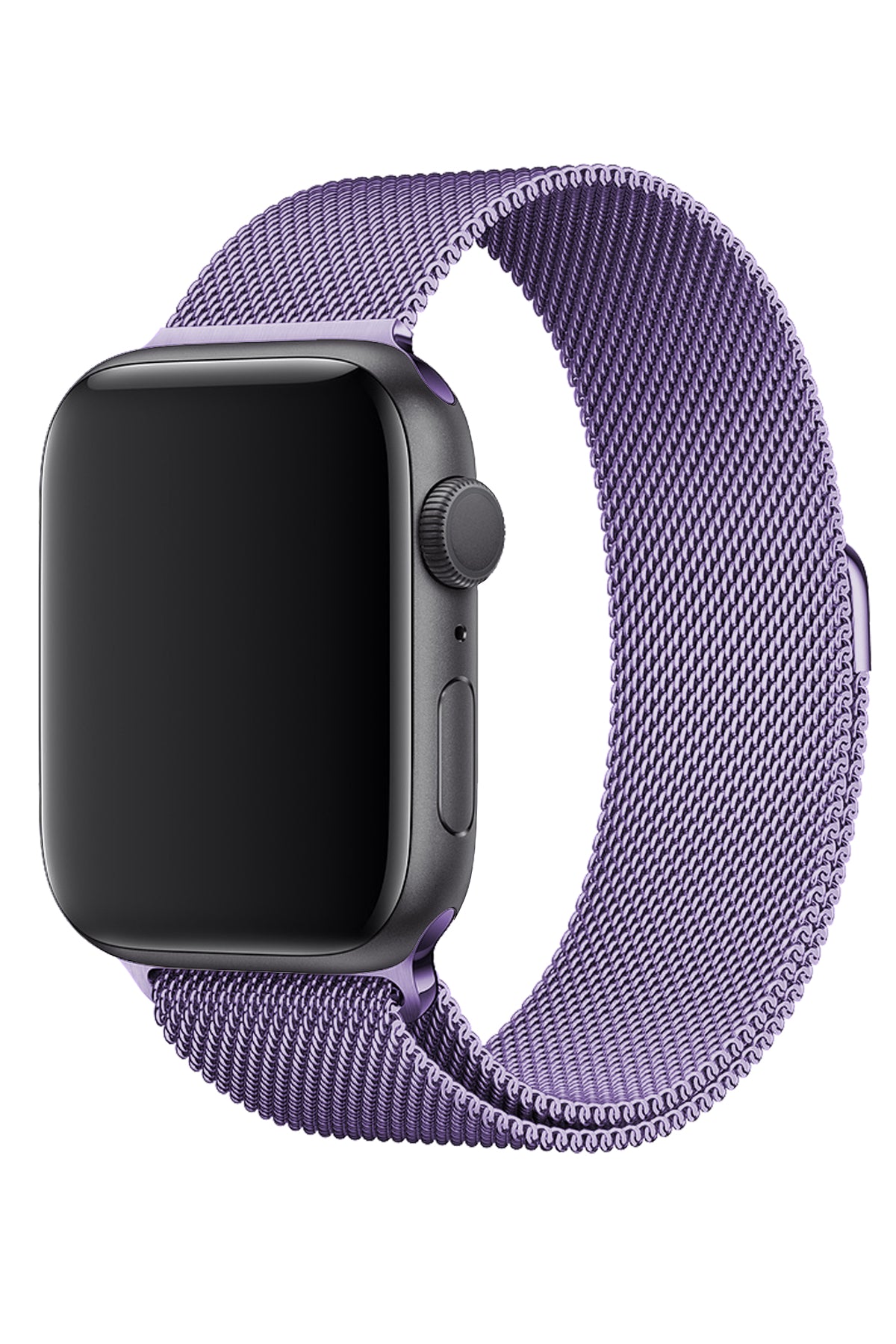 Apple Watch Uyumlu Metal Milano Loop Lila  bikordon