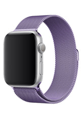 Apple Watch Compatible Steel Milano Loop Lilac 
