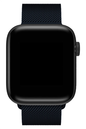 Apple Watch Compatible Steel Milano Loop Midnight 