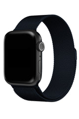 Apple Watch Compatible Steel Milano Loop Midnight 