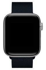 Apple Watch Compatible Steel Milano Loop Midnight 