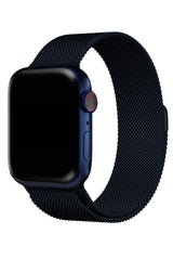 Apple Watch Compatible Steel Milano Loop Midnight 