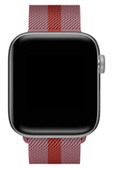 Apple Watch Uyumlu Çelik Milano Loop Pink Roll