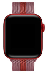 Apple Watch Uyumlu Çelik Milano Loop Pink Roll