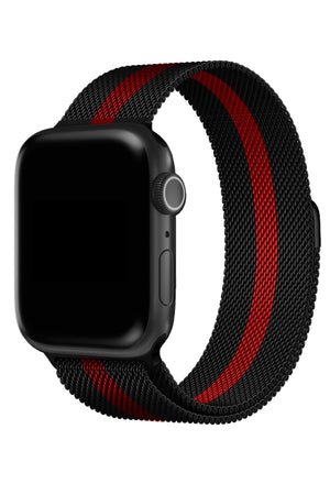 Apple Watch Uyumlu Metal Milano Loop Racing Red  bikordon