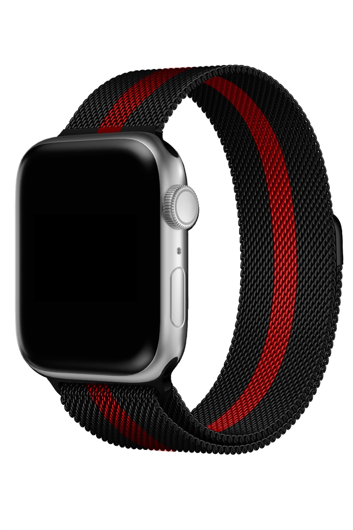 Apple Watch Uyumlu Metal Milano Loop Racing Red  bikordon