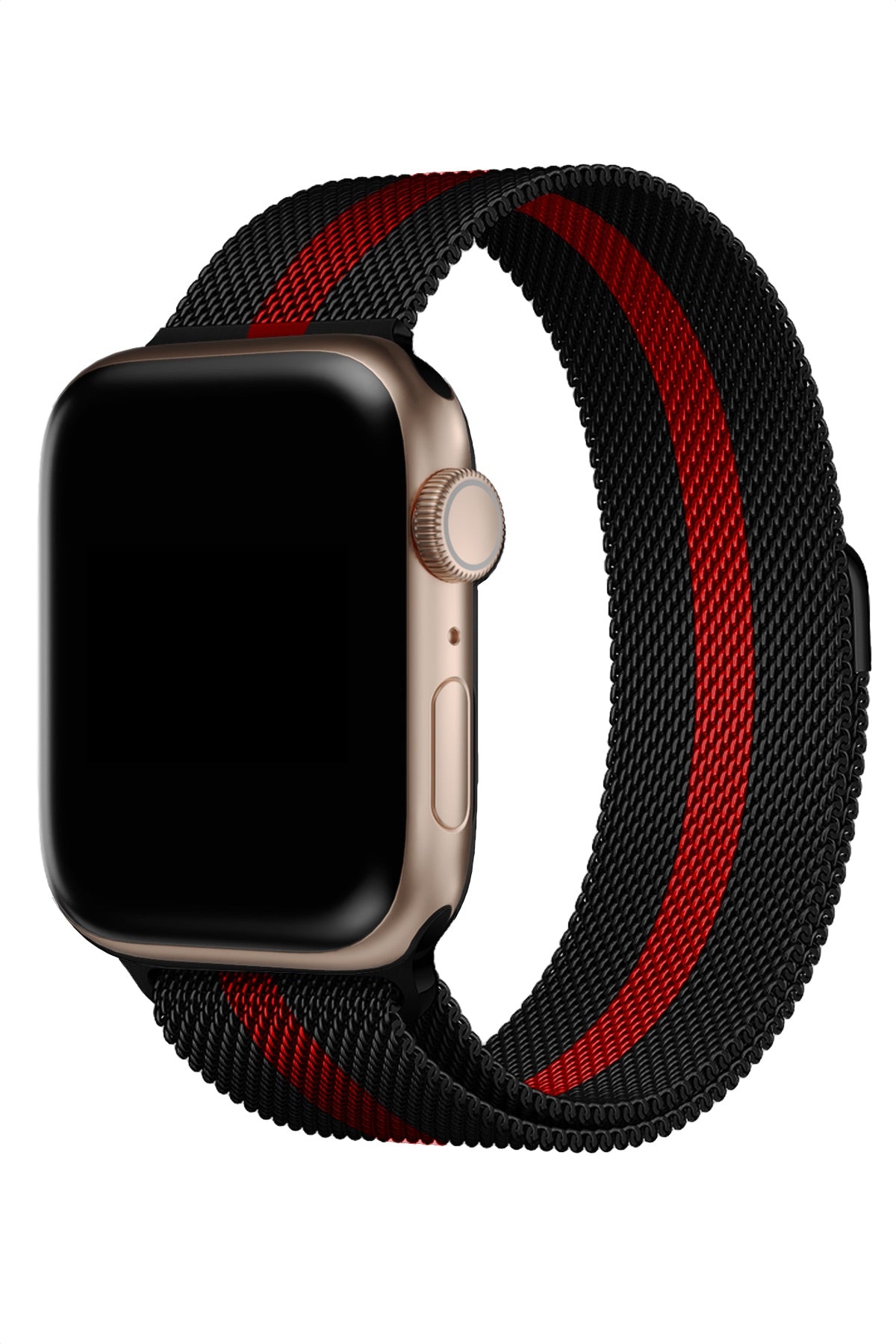 Apple Watch Uyumlu Metal Milano Loop Racing Red  bikordon