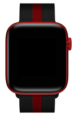 Apple Watch Uyumlu Çelik Milano Loop Racing Red