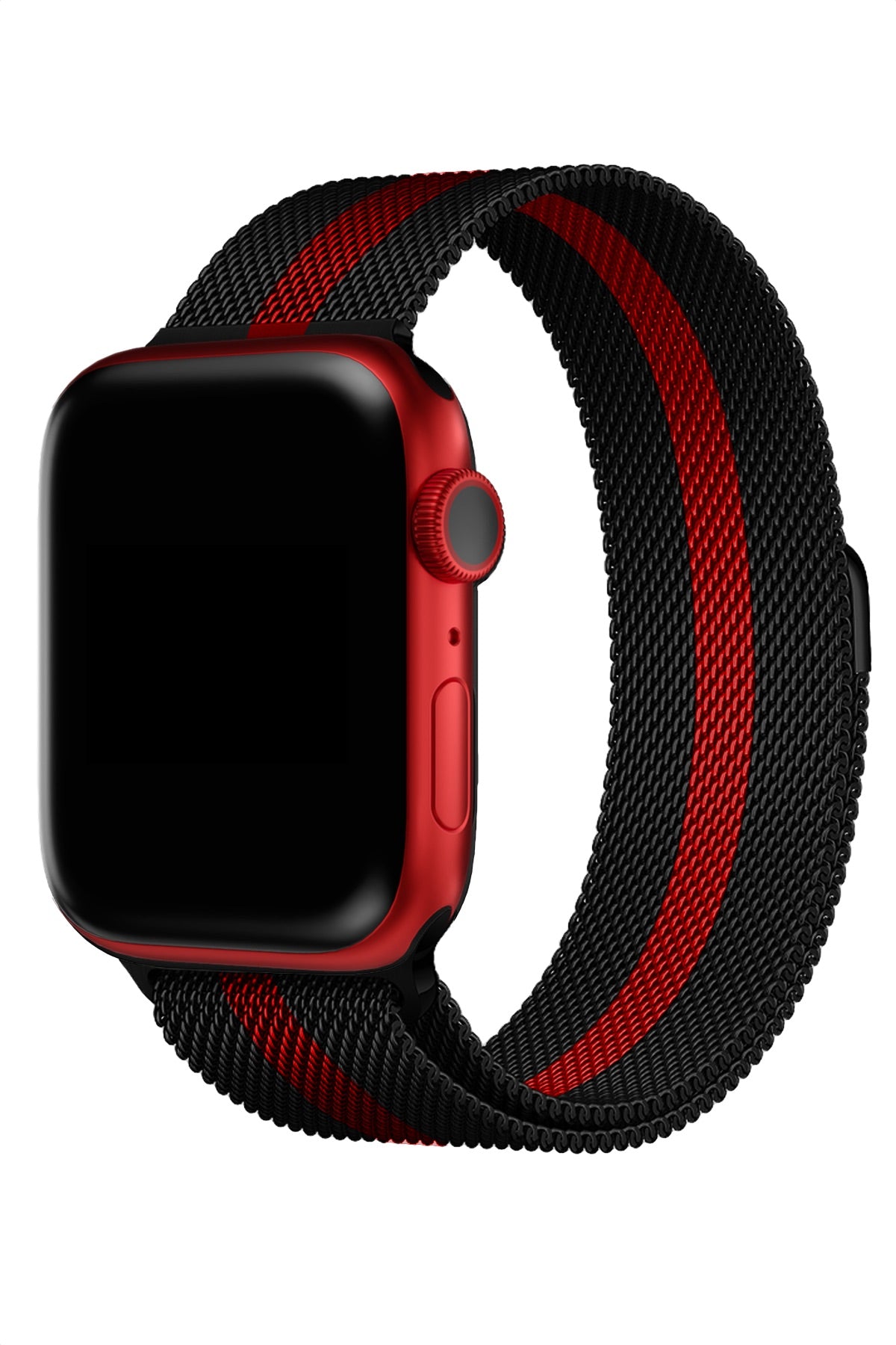 Apple Watch Uyumlu Metal Milano Loop Racing Red  bikordon