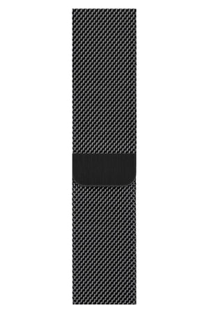 Apple Watch Uyumlu Metal Milano Loop Siyah  bikordon