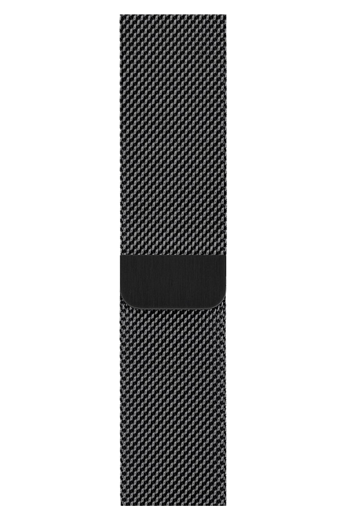 Apple Watch Uyumlu Metal Milano Loop Siyah  bikordon