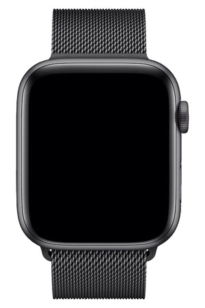 Apple Watch Uyumlu Metal Milano Loop Siyah  bikordon
