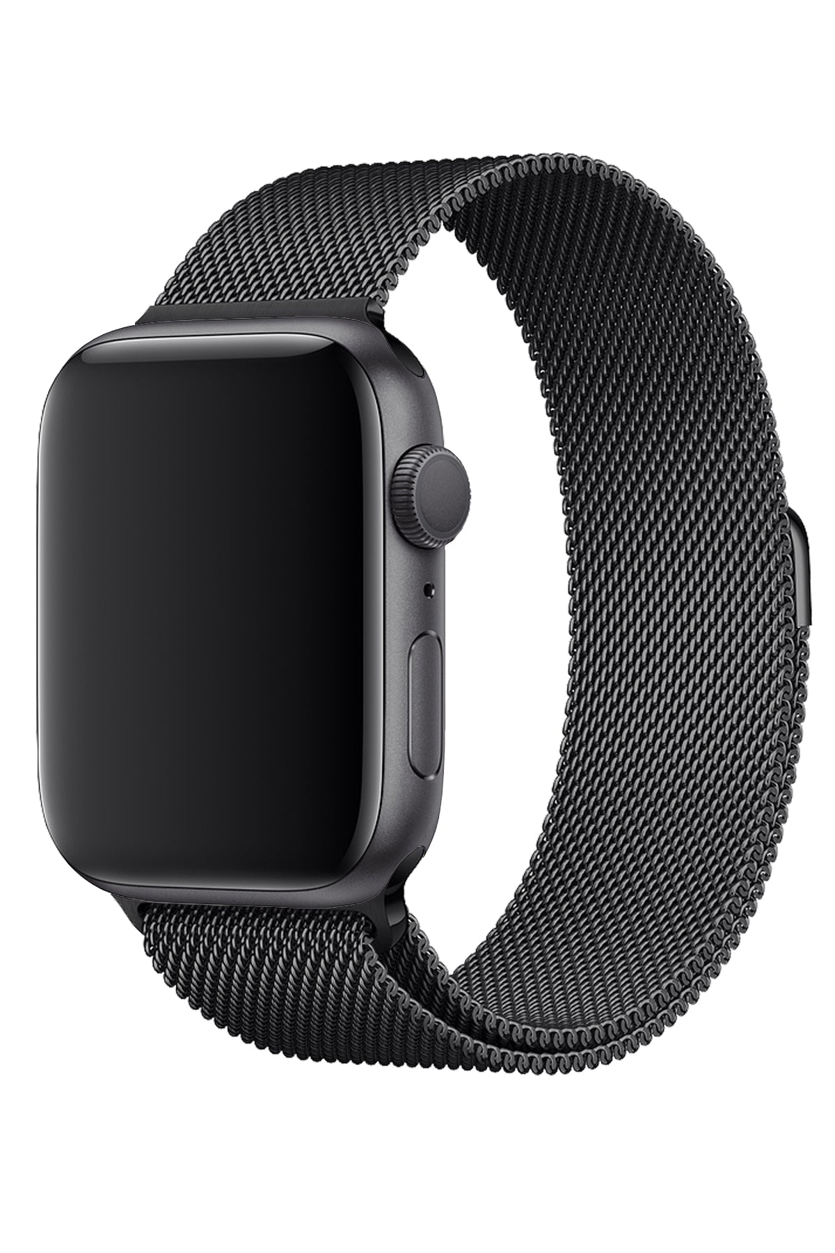 Apple Watch Uyumlu Metal Milano Loop Siyah  bikordon