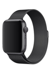 Apple Watch Uyumlu Çelik Milano Loop Siyah