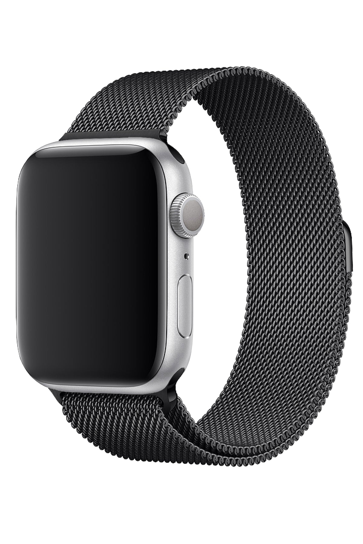 Apple Watch Uyumlu Metal Milano Loop Siyah  bikordon