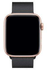 Apple Watch Uyumlu Çelik Milano Loop Siyah