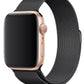 Apple Watch Uyumlu Metal Milano Loop Siyah  bikordon