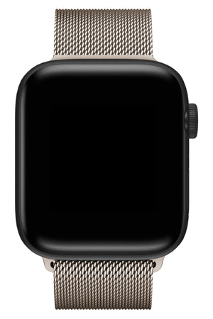 Apple Watch Uyumlu Metal Milano Loop Starlight  bikordon