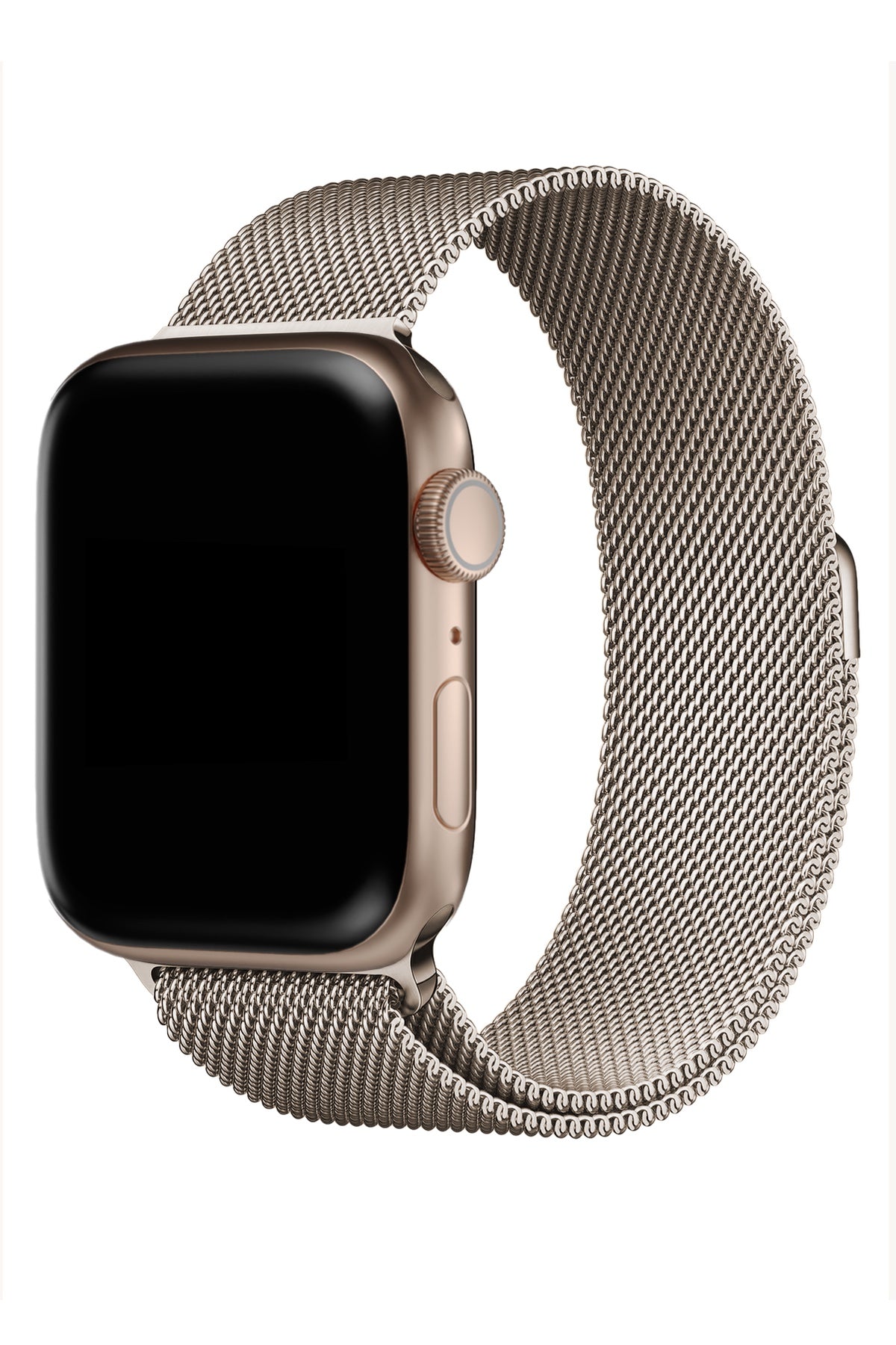 Apple Watch Uyumlu Metal Milano Loop Starlight  bikordon