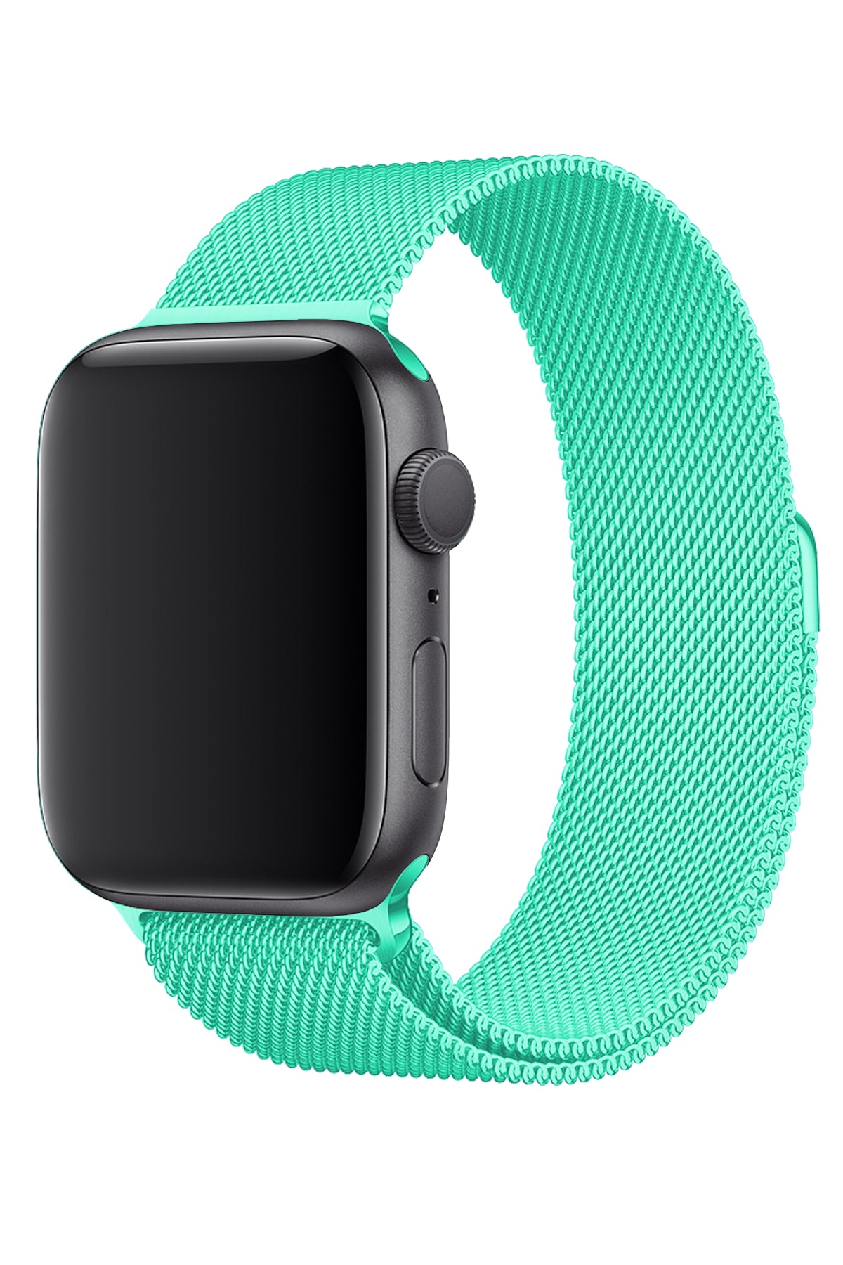 Apple Watch Uyumlu Metal Milano Loop Su Yeşili  bikordon
