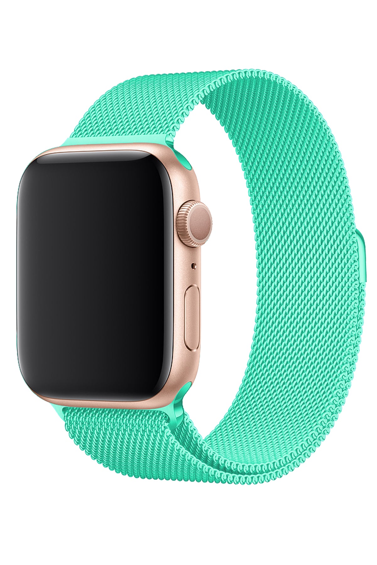 Apple Watch Uyumlu Metal Milano Loop Su Yeşili  bikordon
