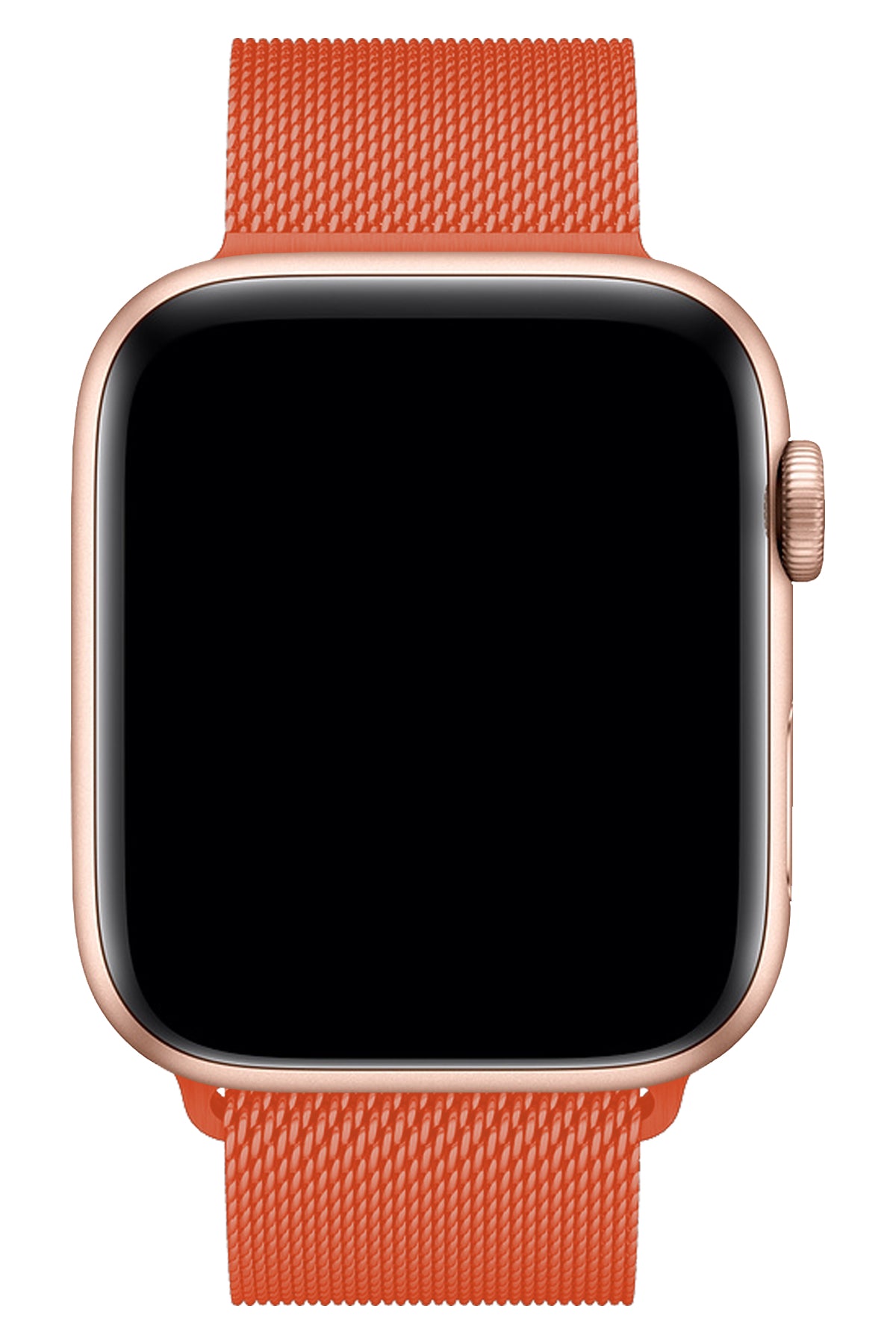 Apple Watch Uyumlu Metal Milano Loop Turuncu  bikordon