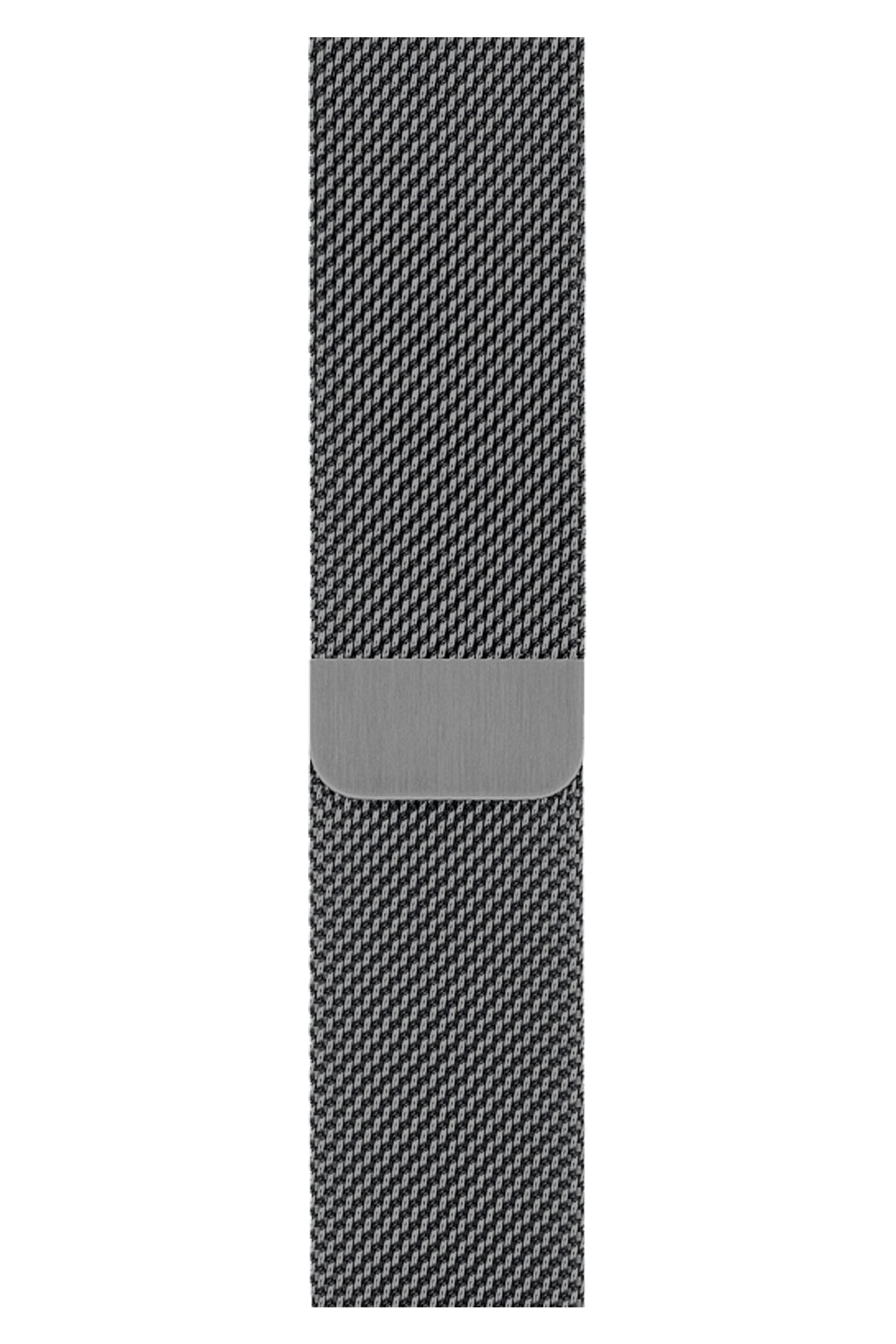 Apple Watch Uyumlu Metal Milano Loop Uzay Gri  bikordon