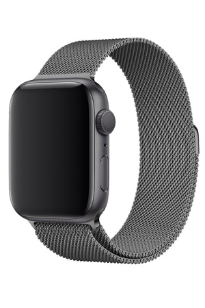 Apple Watch Uyumlu Metal Milano Loop Uzay Gri  bikordon
