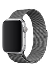Apple Watch Uyumlu Çelik Milano Loop Uzay Gri