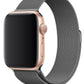 Apple Watch Uyumlu Metal Milano Loop Uzay Gri  bikordon