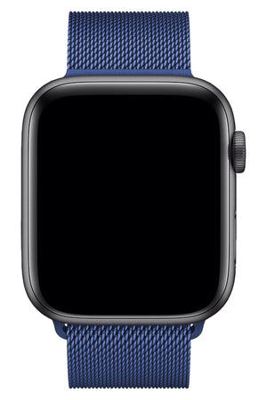 Apple Watch Uyumlu Metal Milano Loop Uzay Mavi  bikordon