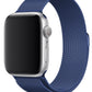 Apple Watch Compatible Steel Milano Loop Space Blue 